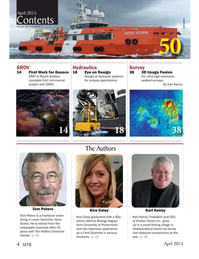 Marine Technology Magazine, page 4,  Apr 2015