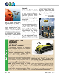 Marine Technology Magazine, page 16,  Jul 2016