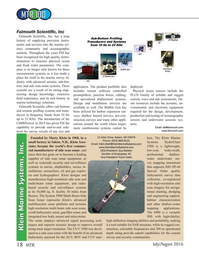 Marine Technology Magazine, page 18,  Jul 2016