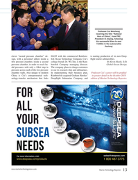 Marine Technology Magazine, page 13,  Jul 2018
