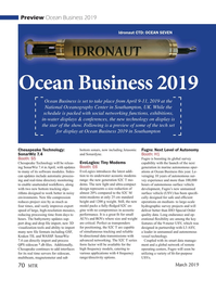 Marine Technology Magazine, page 70,  Mar 2019