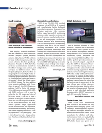 Marine Technology Magazine, page 56,  Apr 2019