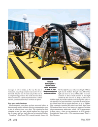 Marine Technology Magazine, page 28,  May 2019