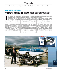Marine Technology Magazine, page 56,  May 2021