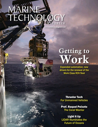 Marine Technology Magazine Cover Jul 2021 - Autonomous Vehicle Operations
