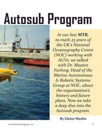 Marine Technology Magazine, page 27,  Jan 2022