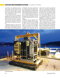 Marine Technology Magazine, page 30,  Mar 2022