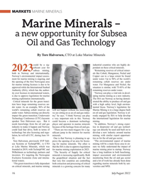Marine Technology Magazine, page 16,  Jul 2022