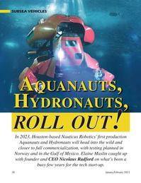 Marine Technology Magazine, page 28,  Jan 2023