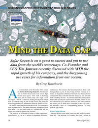 Marine Technology Magazine, page 16,  Mar 2023