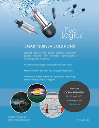 Marine Technology Magazine, page 3rd Cover,  Mar 2023
