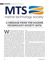 Marine Technology Magazine, page 10,  Jul 2023