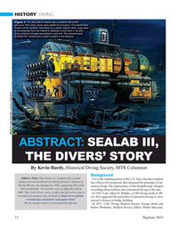Marine Technology Magazine, page 12,  May 2024