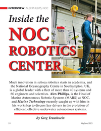 Marine Technology Magazine, page 24,  May 2025