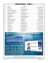 Marine Technology Magazine, page 48,  May 2025