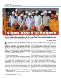 Maritime Logistics Professional Magazine, page 32,  Q1 2015