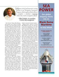 Maritime Logistics Professional Magazine, page 35,  Q1 2015