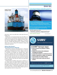 Maritime Logistics Professional Magazine, page 37,  Q1 2015