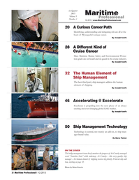 Maritime Logistics Professional Magazine, page 2,  Q1 2015