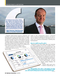 Maritime Logistics Professional Magazine, page 38,  Q1 2016