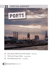 Maritime Logistics Professional Magazine, page 6,  May/Jun 2017