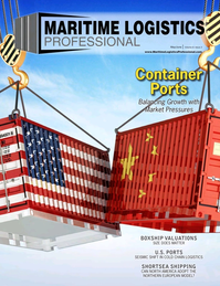 Maritime Logistics Professional Magazine Cover May/Jun 2018 - Container Ports