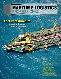 Maritime Logistics Professional Magazine Cover Jul/Aug 2018 - Port Infrastructure & Development