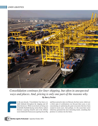 Maritime Logistics Professional Magazine, page 28,  Sep/Oct 2018