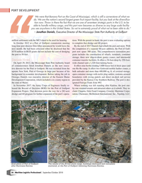 Maritime Logistics Professional Magazine, page 36,  Sep/Oct 2018