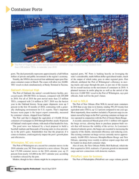 Maritime Logistics Professional Magazine, page 30,  Mar/Apr 2019