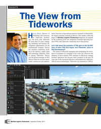 Maritime Logistics Professional Magazine, page 14,  Sep/Oct 2019
