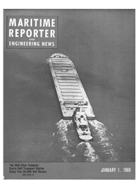 Maritime Reporter Magazine Cover Jan 1969 - 