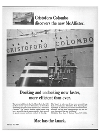 Maritime Reporter Magazine, page 1,  Feb 15, 1969