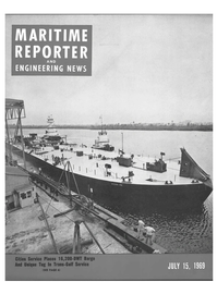 Maritime Reporter Magazine Cover Jul 15, 1969 - 