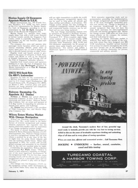 Maritime Reporter Magazine, page 35,  Feb 1971