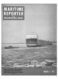 Maritime Reporter Magazine Cover Mar 1971 - 