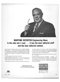 Maritime Reporter Magazine, page 31,  May 1971