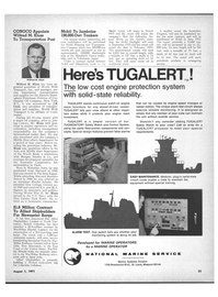 Maritime Reporter Magazine, page 23,  Aug 1971