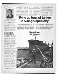 Maritime Reporter Magazine, page 43,  Nov 1971