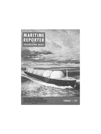 Maritime Reporter Magazine Cover Feb 1973 - 