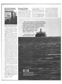 Maritime Reporter Magazine, page 21,  Feb 15, 1973