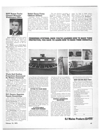 Maritime Reporter Magazine, page 39,  Feb 15, 1973