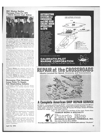 Maritime Reporter Magazine, page 17,  Apr 15, 1973