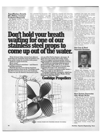 Maritime Reporter Magazine, page 12,  May 1973