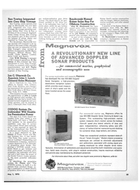 Maritime Reporter Magazine, page 23,  May 1973