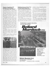 Maritime Reporter Magazine, page 45,  Jun 1973