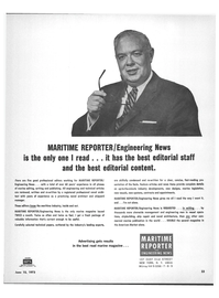 Maritime Reporter Magazine, page 21,  Jun 15, 1973