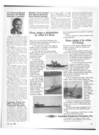Maritime Reporter Magazine, page 35,  Jun 15, 1973