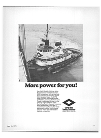 Maritime Reporter Magazine, page 7,  Jun 15, 1973