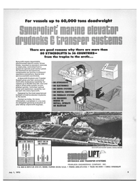 Maritime Reporter Magazine, page 7,  Jul 1973